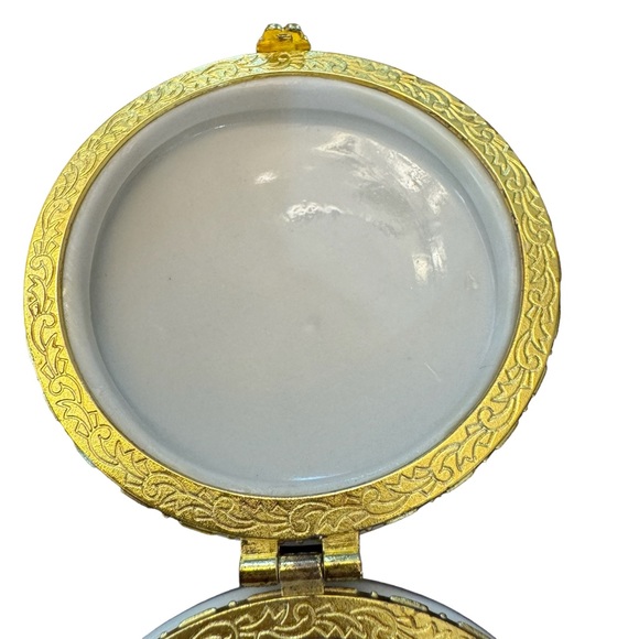 Vintage Agiftcorp Flower Trinket Box - Picture 10 of 14